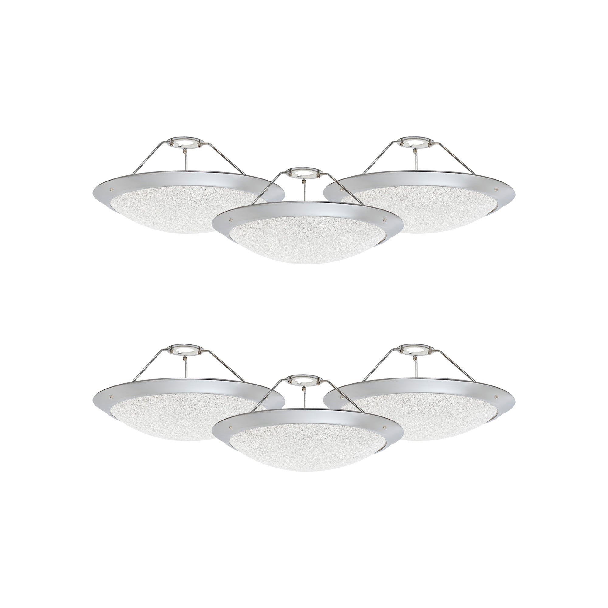 Deco - Lowa Non - Electric Chrome With Crystaline Diffuser (Pack of 6) - Luminosity Designs Ltd