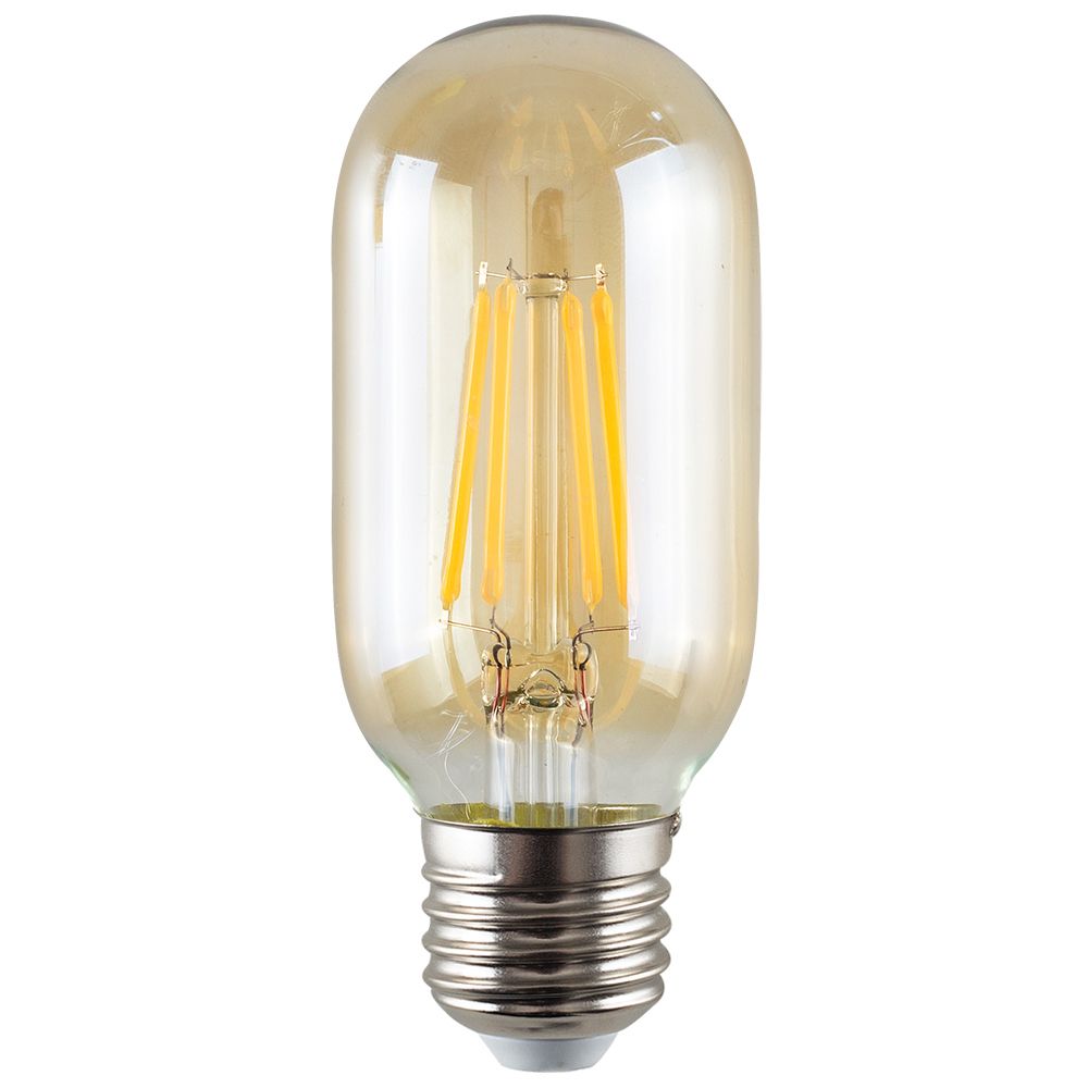 LSE - LSE / Value Lights Amber Radio Valve Shaped LED Bulb - Luminosity Designs Ltd