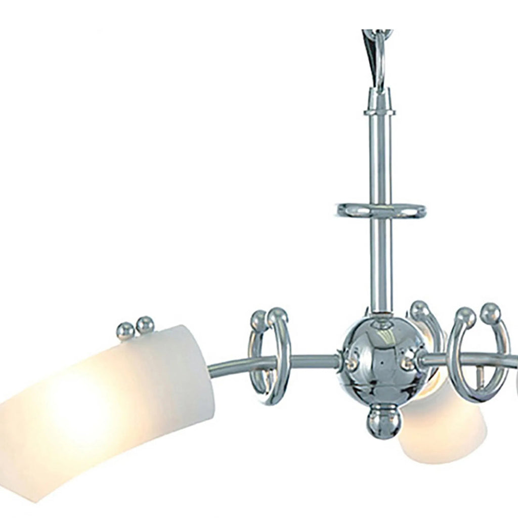 Diyas - Lucia Pendant 3 Light G9 Polished Chrome/Frosted Glass (Diyas IL20231) - Luminosity Designs Ltd