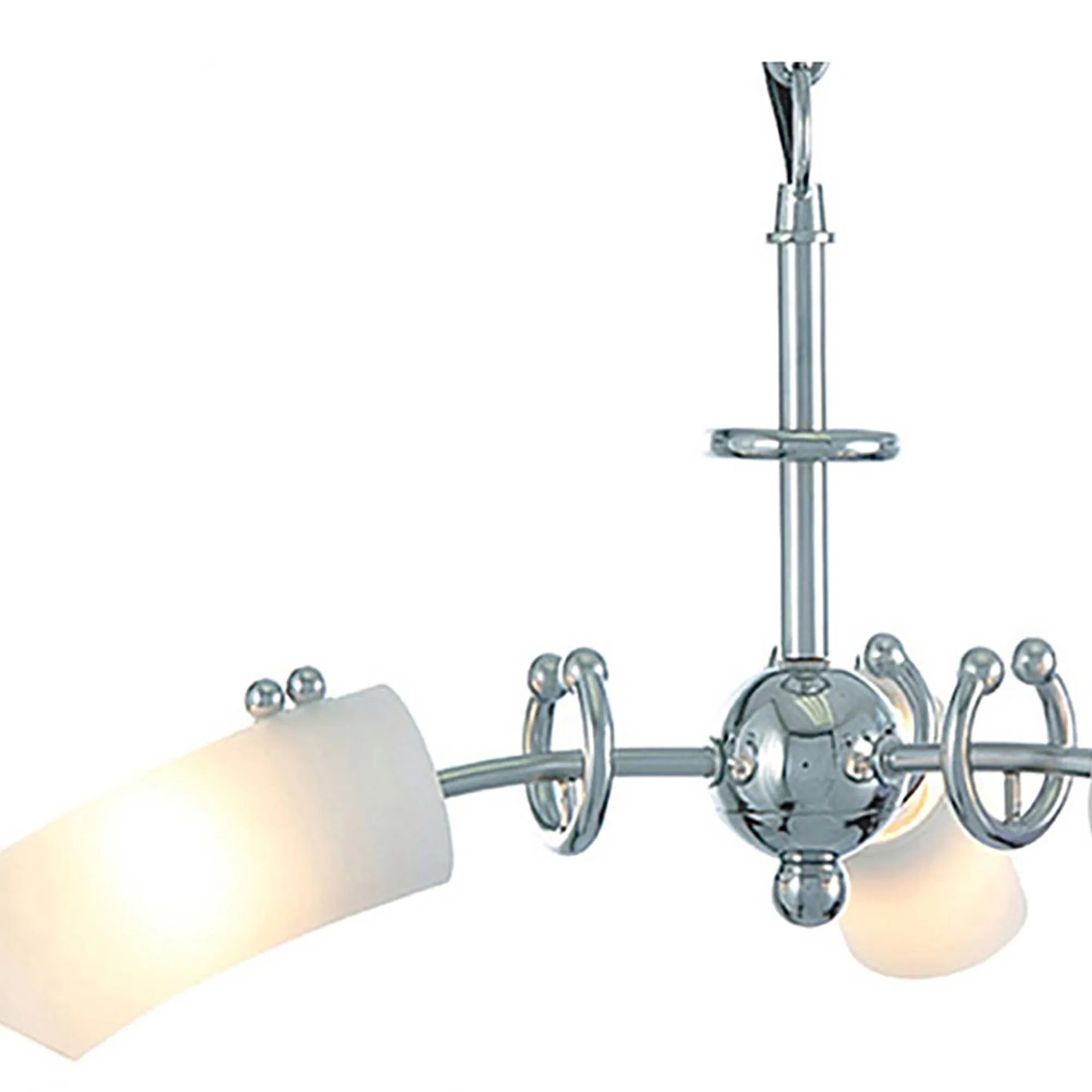 Diyas - Lucia Pendant 3 Light G9 Polished Chrome/Frosted Glass (Diyas IL20231) - Luminosity Designs Ltd