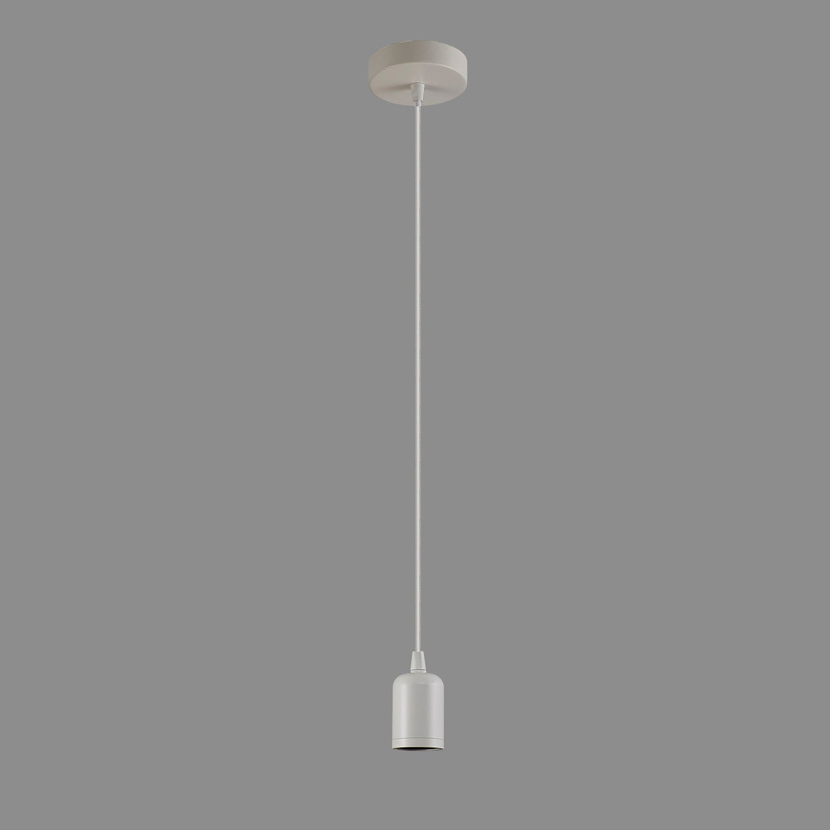 Luminosity Designs Ltd - Luminosity Single Modern Pendant with 1m Braided Cable and Deep Shade Ring for Thick Glass - Luminosity Designs Ltd