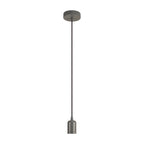 Luminosity Designs Ltd - Luminosity Single Modern Pendant with 1m Braided Cable and Deep Shade Ring for Thick Glass - Luminosity Designs Ltd