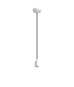 Luminosity Designs Ltd - Luminosity Single Modern Pendant with 1m Braided Cable and Deep Shade Ring for Thick Glass - Luminosity Designs Ltd