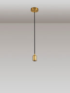 Luminosity Designs Ltd - Luminosity Single Modern Pendant with 1m Braided Cable and Deep Shade Ring for Thick Glass - Luminosity Designs Ltd