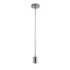 Luminosity Designs Ltd - Luminosity Single Modern Pendant with 1m Braided Cable and Deep Shade Ring for Thick Glass - Luminosity Designs Ltd