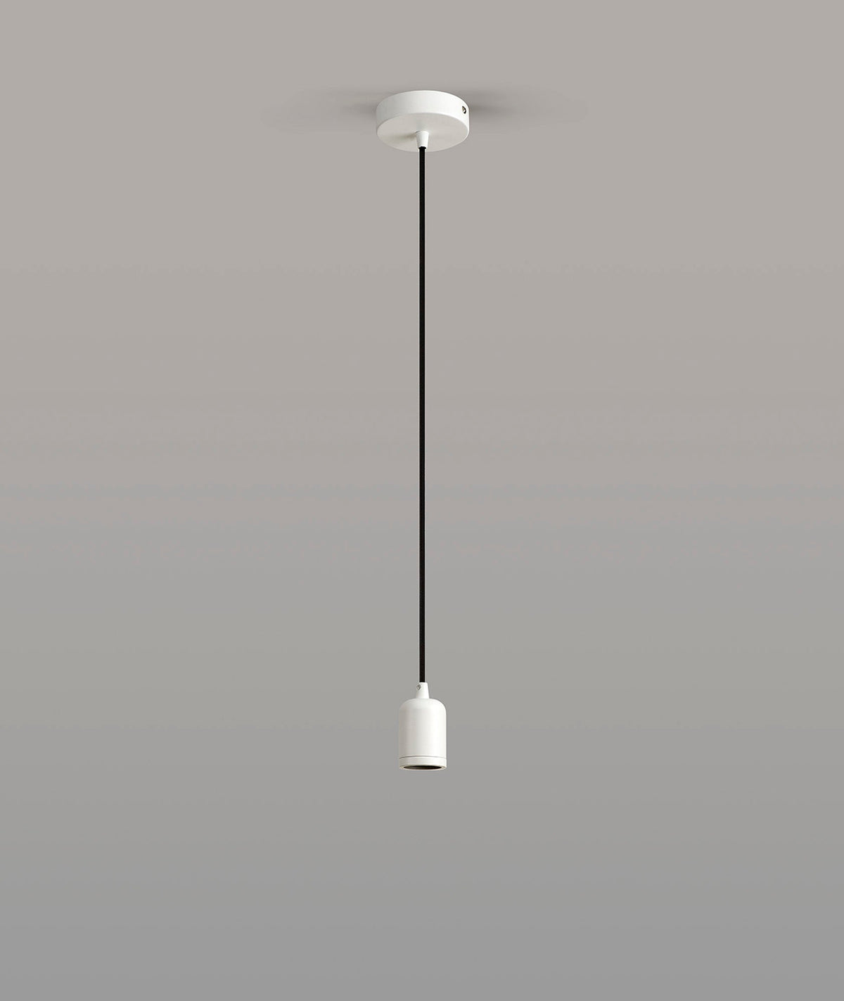 Luminosity Designs Ltd - Luminosity Single Modern Pendant with 1m Braided Cable and Deep Shade Ring for Thick Glass - Luminosity Designs Ltd
