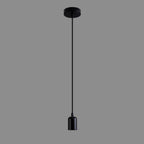 Luminosity Designs Ltd - Luminosity Single Modern Pendant with 1m Braided Cable and Deep Shade Ring for Thick Glass - Luminosity Designs Ltd