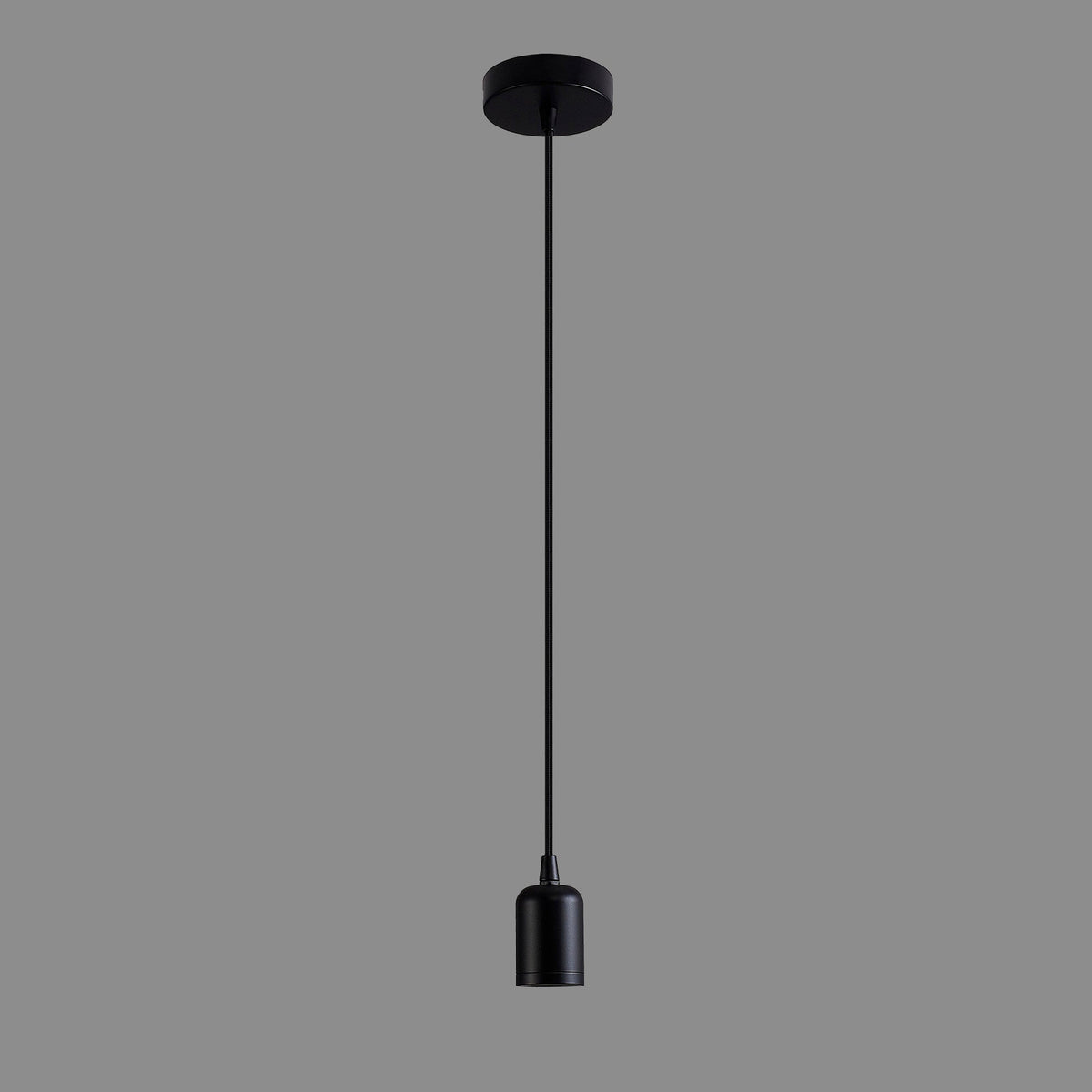 Luminosity Designs Ltd - Luminosity Single Modern Pendant with 1m Braided Cable and Deep Shade Ring for Thick Glass - Luminosity Designs Ltd