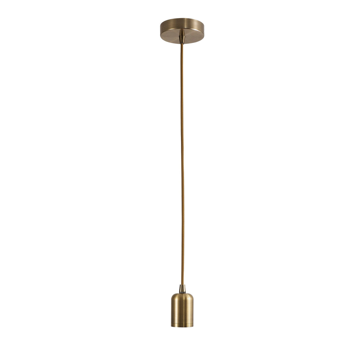 Luminosity Designs Ltd - Luminosity Single Modern Pendant with 2m Braided Cable and Deep Shade Ring for Thick Glass - Luminosity Designs Ltd