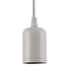 Luminosity Designs Ltd - Luminosity Single Modern Pendant with 2m Braided Cable and Deep Shade Ring for Thick Glass - Luminosity Designs Ltd
