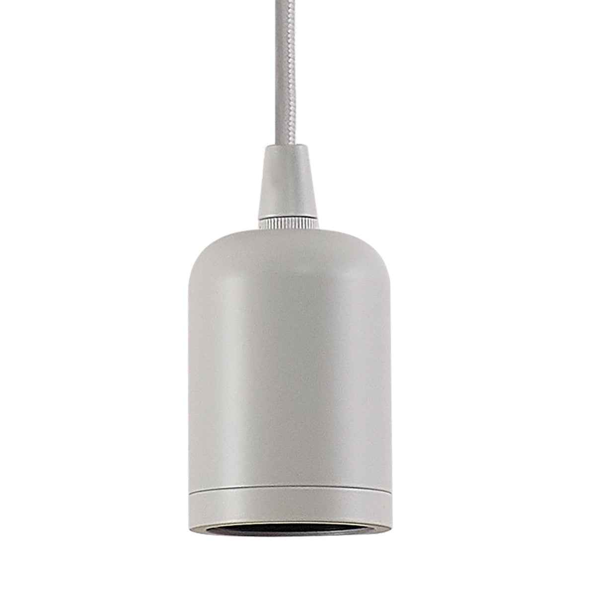 Luminosity Designs Ltd - Luminosity Single Modern Pendant with 2m Braided Cable and Deep Shade Ring for Thick Glass - Luminosity Designs Ltd