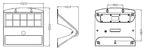 Diamond LED - Lunar IV PLUS – Solar Wall Light With PIR - Luminosity Designs Ltd
