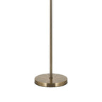 Luminosity Designs - Lustre Segmented Glass Globe Floor Lamp In An Antique Brass Framework, Single Colour, 3 x G9 - Luminosity Designs Ltd