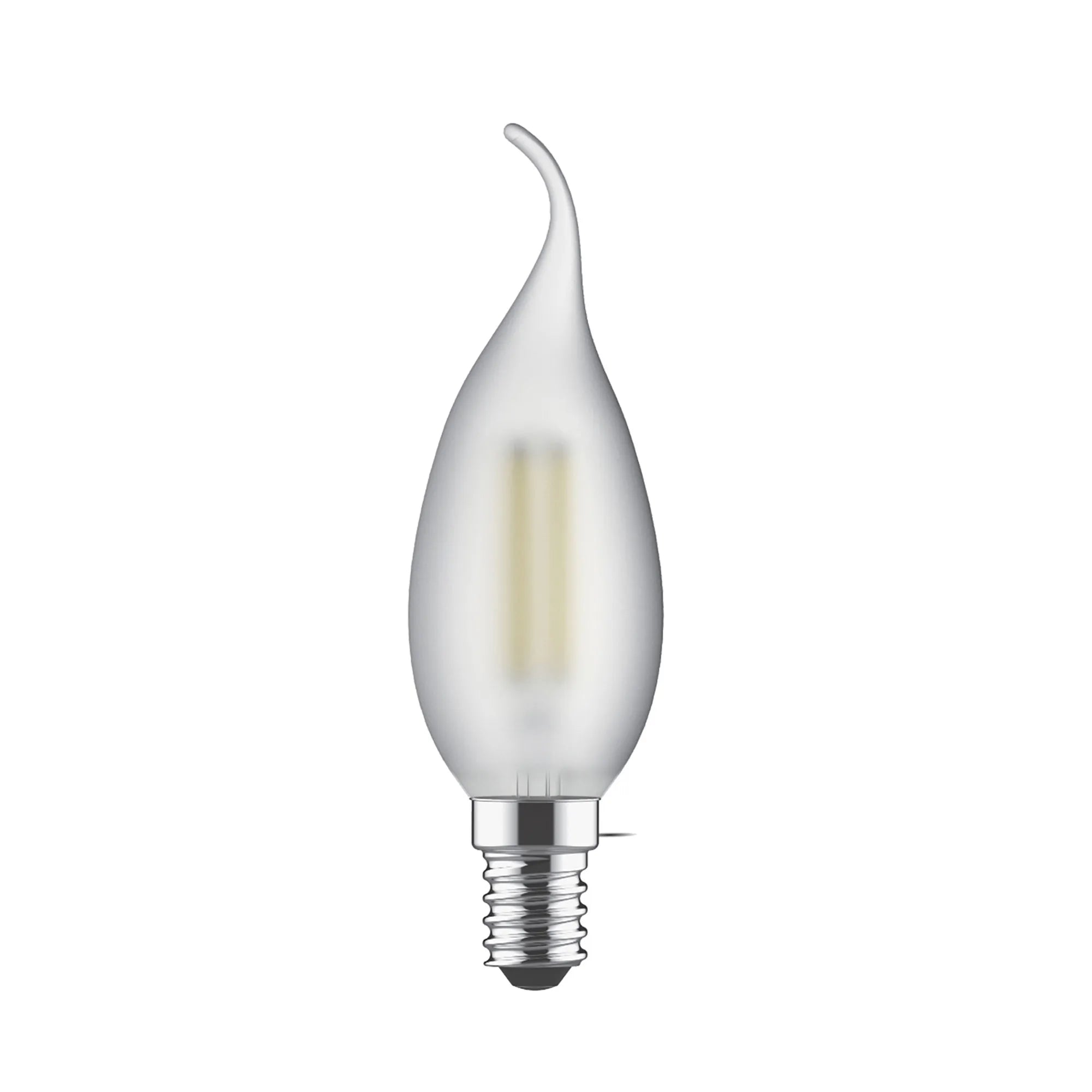 Luxram - Luxram Candle Tip E14, 4W, Warm White 2700K, 470lm, Value Classic LED - Luminosity Designs Ltd