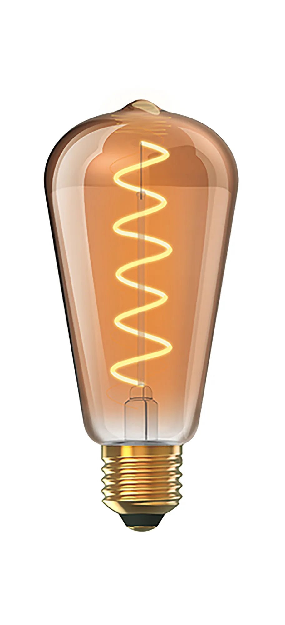 Crompton - Luxram Dimmable Decorative Vintage Pear Spiral LED Filament Bulb - Luminosity Designs Ltd