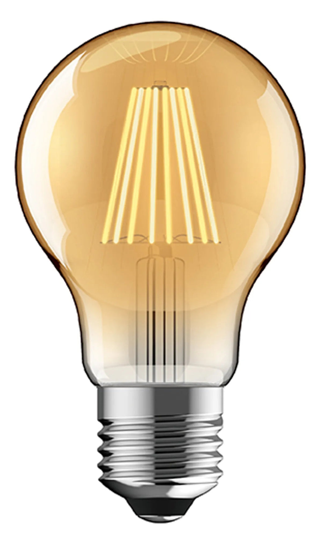 Luxram - Luxram Vintage LED GLS E27 8W 2200K, 630lm, Gold Glass - Luminosity Designs Ltd