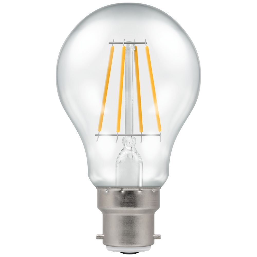 Crompton - Luxram Warm White 2700k Dimmable LED GLS Filament Bulb - 470 Lumens / 40W Equivalent - Luminosity Designs Ltd