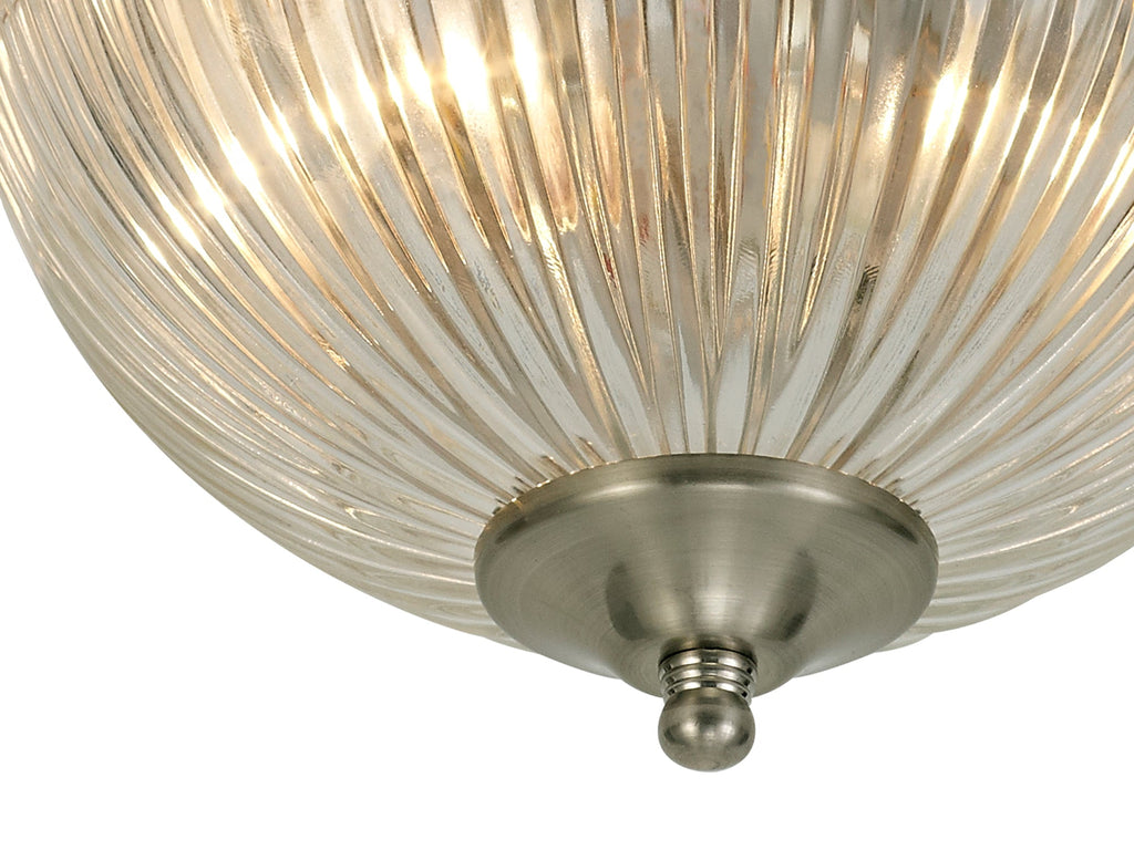 Deco - Macy Flush Ceiling Light - Luminosity Designs Ltd