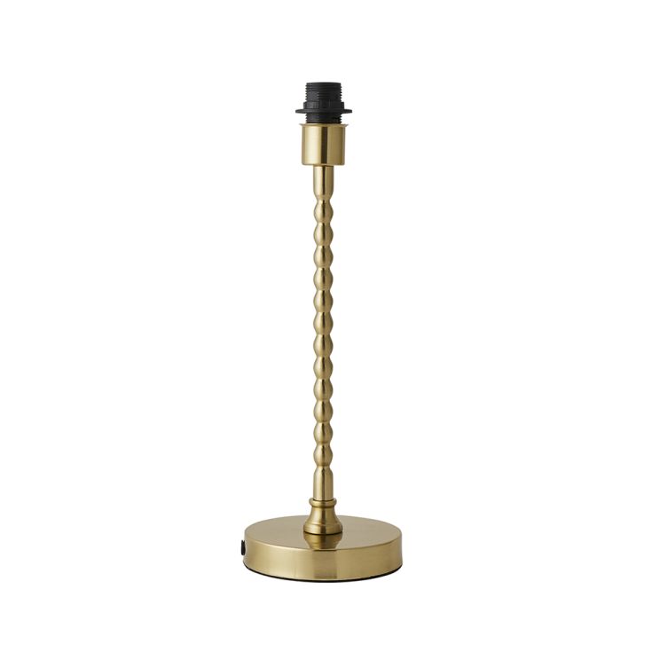 lse - Maeve Bobble Table Lamp with a Slender Stem and Vintage Style Detailing, 1x E14 - Luminosity Designs Ltd