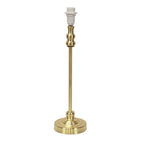 lse - Maggie Candlestick Table Lamp with a Slender Stem and Vintage Style Detailing, 1x E14 - Luminosity Designs Ltd