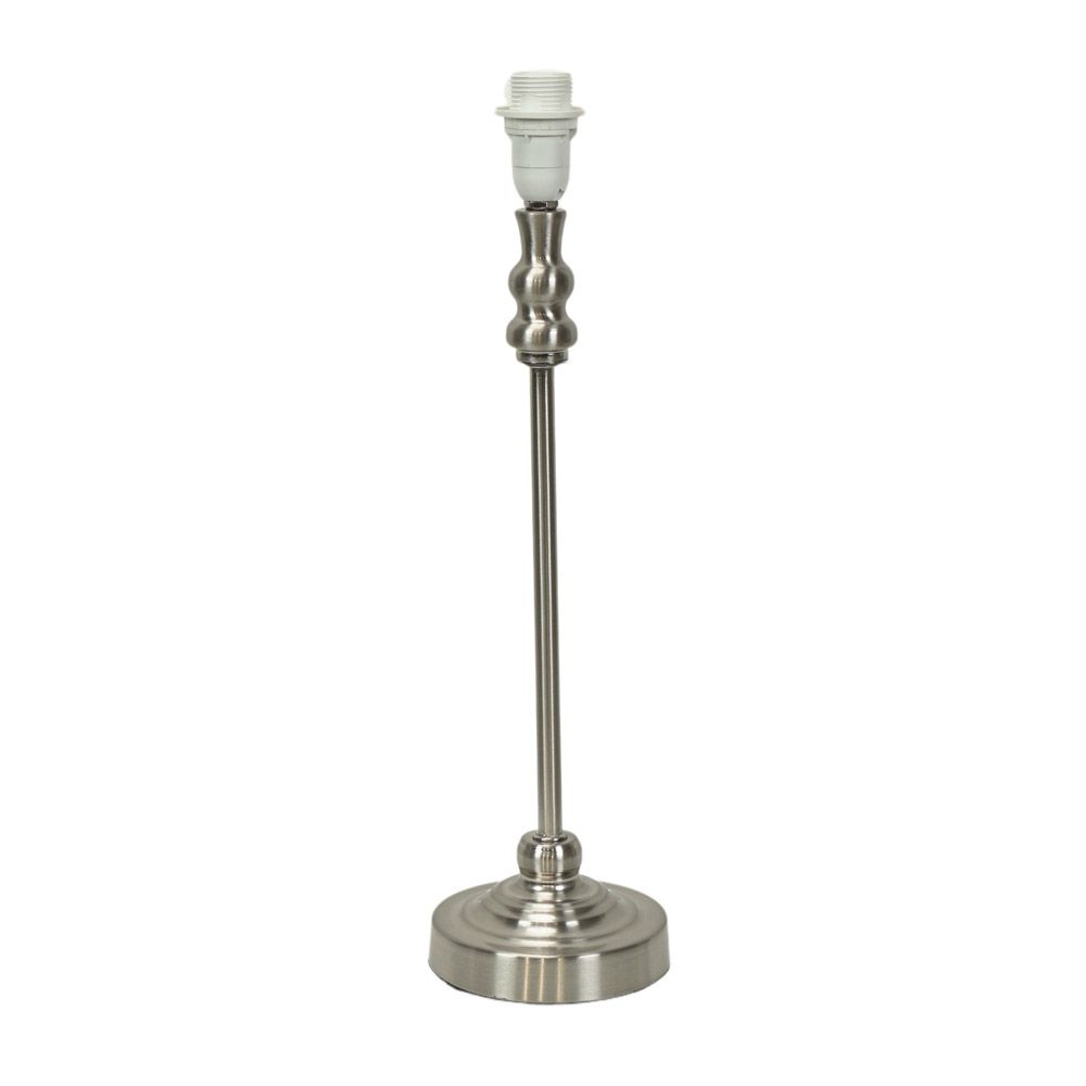 lse - Maggie Candlestick Table Lamp with a Slender Stem and Vintage Style Detailing, 1x E14 - Luminosity Designs Ltd