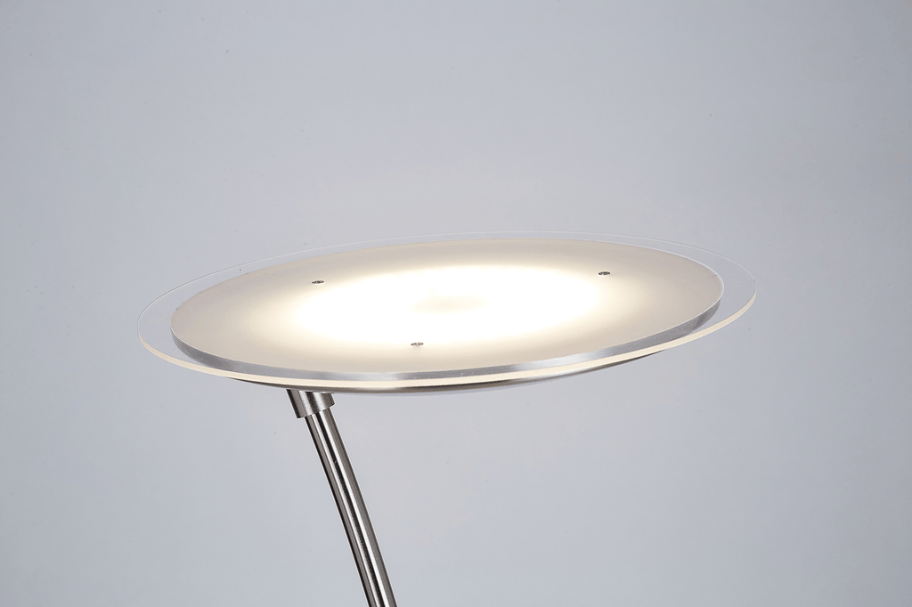 Luminosity Designs Ltd - Maktra LED Touch Dimmable Uplighter Mother and Child Floor Reading Lamp With USB Port - Luminosity Designs Ltd