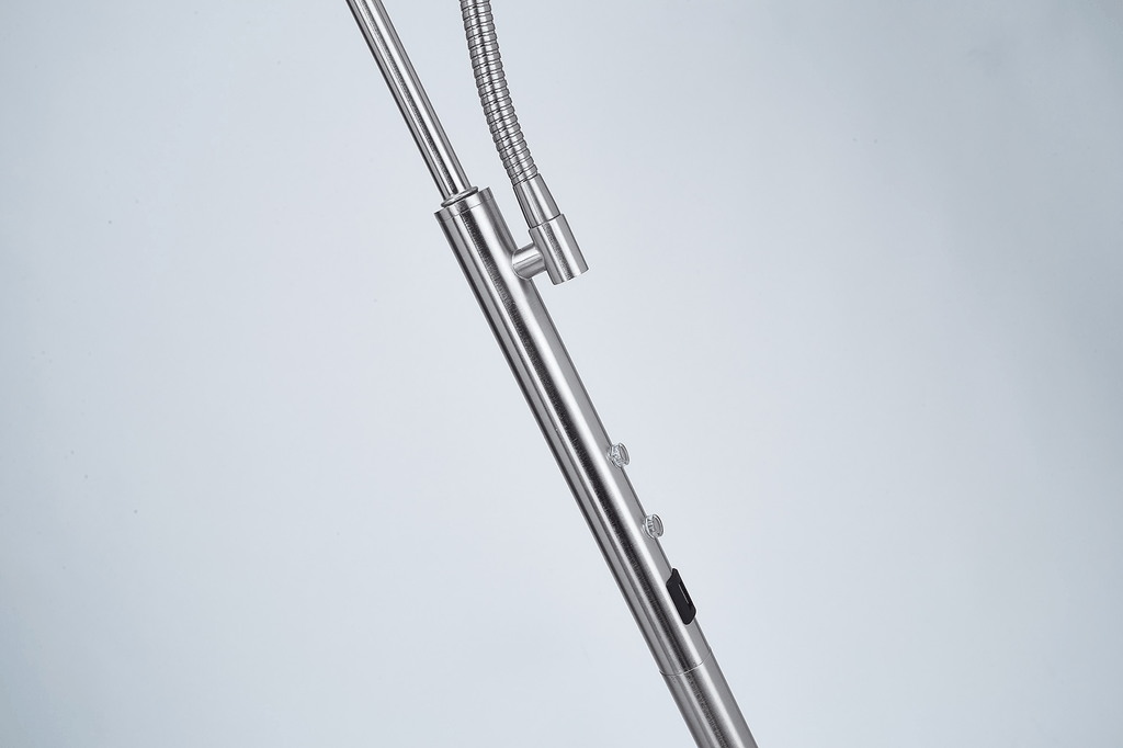 Luminosity Designs Ltd - Maktra LED Touch Dimmable Uplighter Mother and Child Floor Reading Lamp With USB Port - Luminosity Designs Ltd