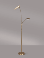Luminosity Designs Ltd - Maktra LED Touch Dimmable Uplighter Mother and Child Floor Reading Lamp With USB Port - Luminosity Designs Ltd