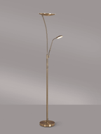 Luminosity Designs Ltd - Maktra LED Touch Dimmable Uplighter Mother and Child Floor Reading Lamp With USB Port - Luminosity Designs Ltd