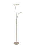 Luminosity Designs Ltd - Maktra LED Touch Dimmable Uplighter Mother and Child Floor Reading Lamp With USB Port - Luminosity Designs Ltd