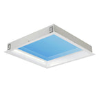 Mantra - Mantra Blue Sky 60 x 60cm Square Recessed Panel, 60W LED 4500K, 4000lm, Matt White, Driver Included - Luminosity Designs Ltd