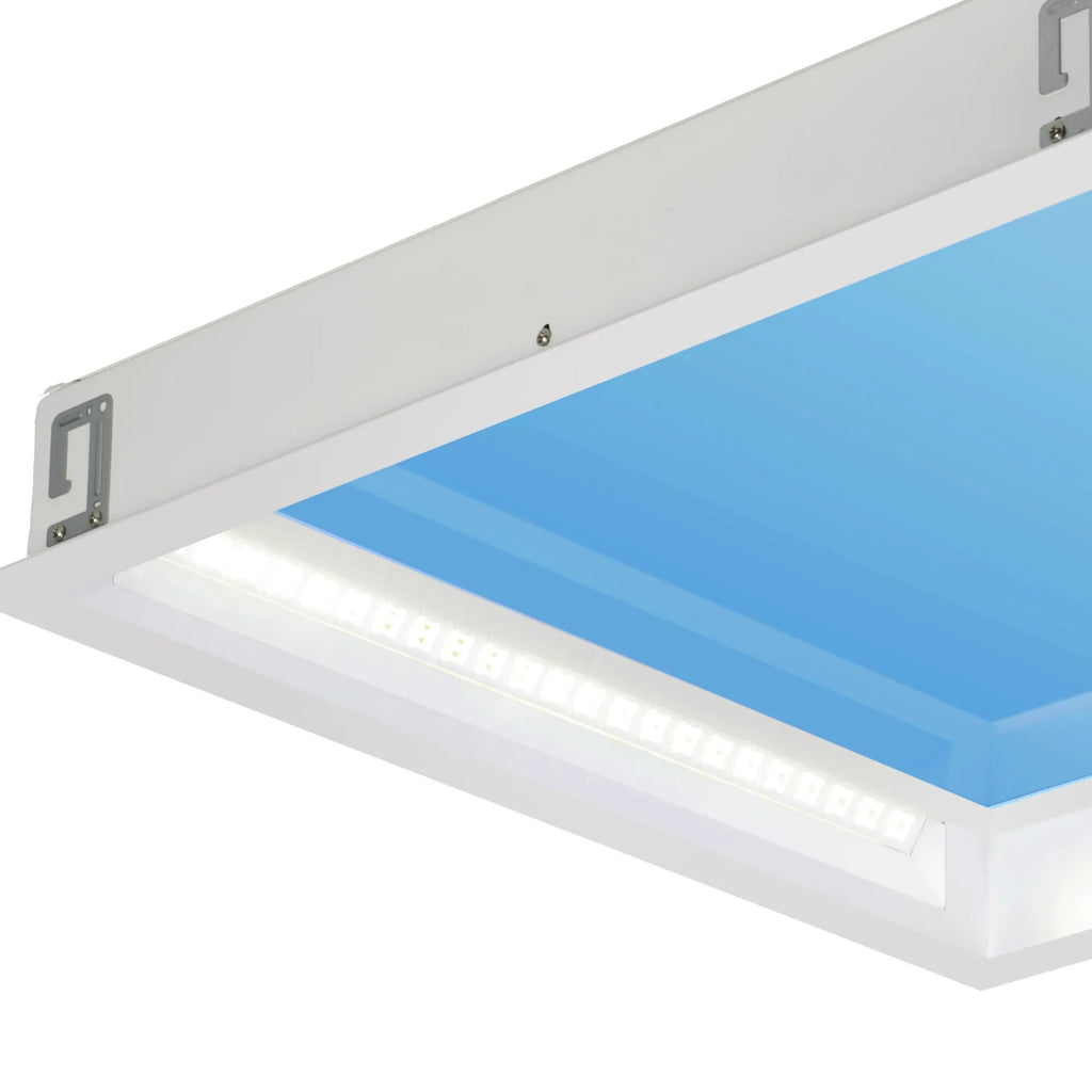 Mantra - Mantra Blue Sky 60 x 60cm Square Recessed Panel, 60W LED 4500K, 4000lm, Matt White, Driver Included - Luminosity Designs Ltd