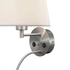 Mantra Fusion - Mantra Caicos Wall + Reading Light with USB Charger, 1 x E27 + 3W LED, 3000K, 210lm LED, Individually Switched - Luminosity Designs Ltd