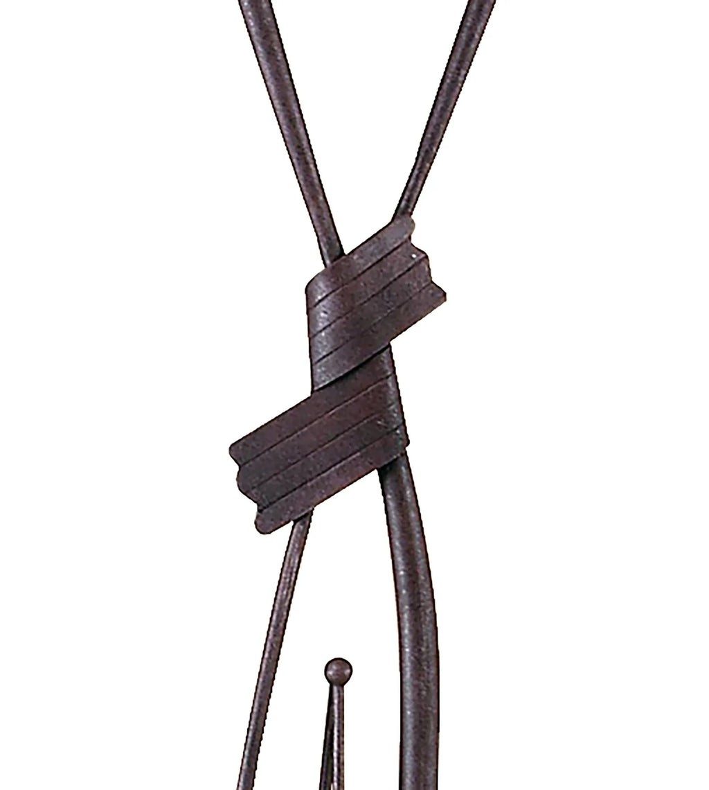 Mantra - Mantra Estilo Rustic Style Floor Lamp, 2 Light E14, Brown/Black Oxide (M2726) - Luminosity Designs Ltd
