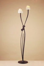 Mantra - Mantra Estilo Rustic Style Floor Lamp, 2 Light E14, Brown/Black Oxide (M2726) - Luminosity Designs Ltd