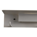 Mantra Fusion - Mantra Fuerteventura Wall Lamp / Coat Rack with Handy Shelf and Built In LED Illumination - Luminosity Designs Ltd