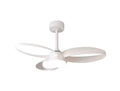 Mantra - Mantra Infinity Fan 92.6cm 24W LED Dimmable Ceiling Light With Built - In 30W DC Reversible Fan, Remote Control 2700 - 5000K, 1800lm - Luminosity Designs Ltd