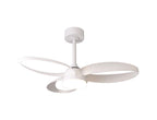Mantra - Mantra Infinity Fan 92.6cm 24W LED Dimmable Ceiling Light With Built - In 30W DC Reversible Fan, Remote Control 2700 - 5000K, 1800lm - Luminosity Designs Ltd