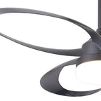 Mantra - Mantra Infinity Fan 92.6cm 24W LED Dimmable Ceiling Light With Built - In 30W DC Reversible Fan, Remote Control 2700 - 5000K, 1800lm - Luminosity Designs Ltd