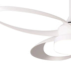 Mantra - Mantra Infinity Fan 92.6cm 24W LED Dimmable Ceiling Light With Built - In 30W DC Reversible Fan, Remote Control 2700 - 5000K, 1800lm - Luminosity Designs Ltd