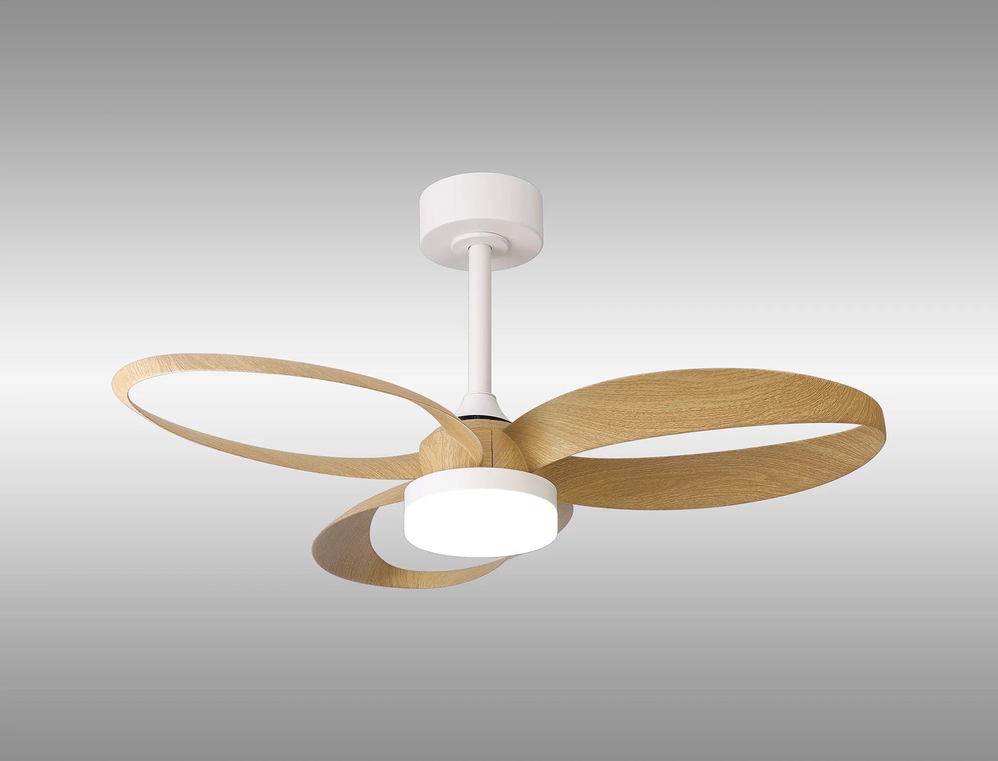 Mantra - Mantra Infinity Fan 92.6cm 24W LED Dimmable Ceiling Light With Built - In 30W DC Reversible Fan, Remote Control 2700 - 5000K, 1800lm - Luminosity Designs Ltd