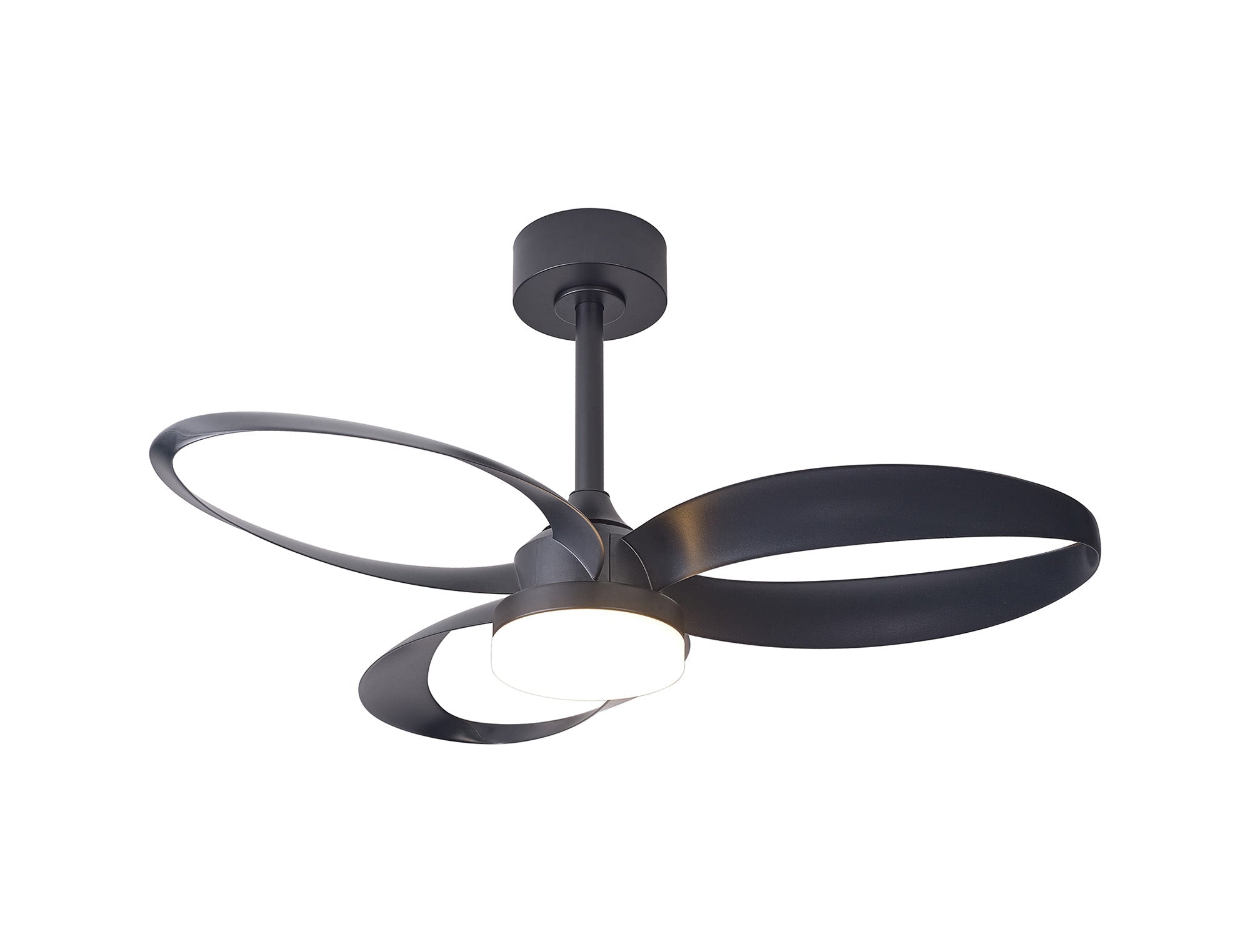 Mantra - Mantra Infinity Fan 92.6cm 24W LED Dimmable Ceiling Light With Built - In 30W DC Reversible Fan, Remote Control 2700 - 5000K, 1800lm - Luminosity Designs Ltd