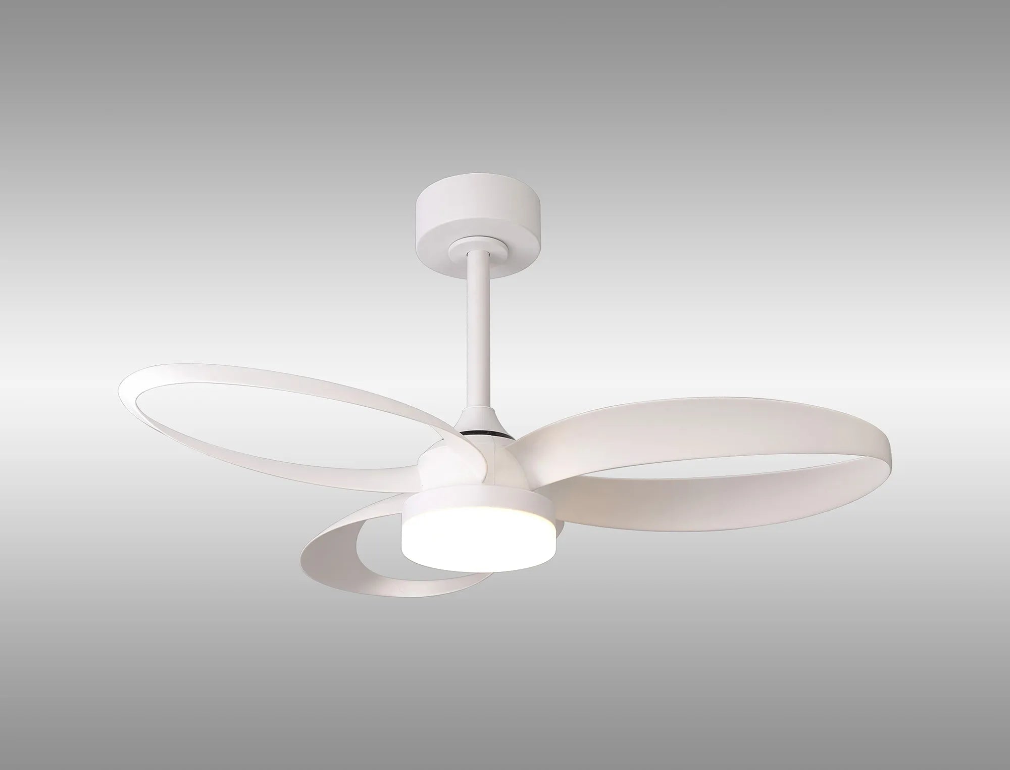 Mantra - Mantra Infinity Fan 92.6cm 24W LED Dimmable Ceiling Light With Built - In 30W DC Reversible Fan, Remote Control 2700 - 5000K, 1800lm - Luminosity Designs Ltd