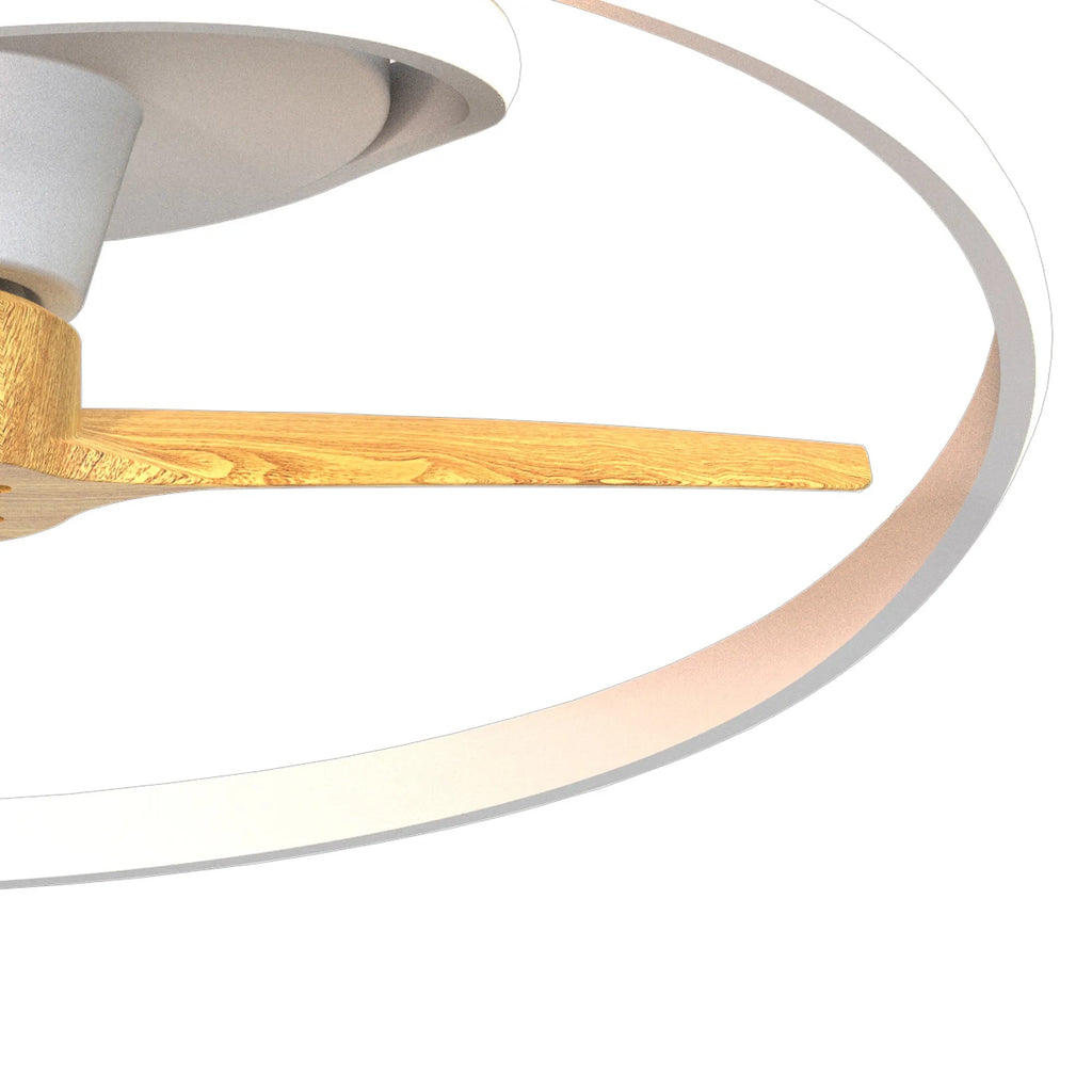 Mantra - Mantra Ocean 78cm 60W LED Dimmable Ceiling Light With Built - In 35W DC Reversible Fan, Wood, 4200lm - Luminosity Designs Ltd