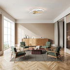 Mantra - Mantra Ocean 78cm 60W LED Dimmable Ceiling Light With Built - In 35W DC Reversible Fan, Wood, 4200lm - Luminosity Designs Ltd