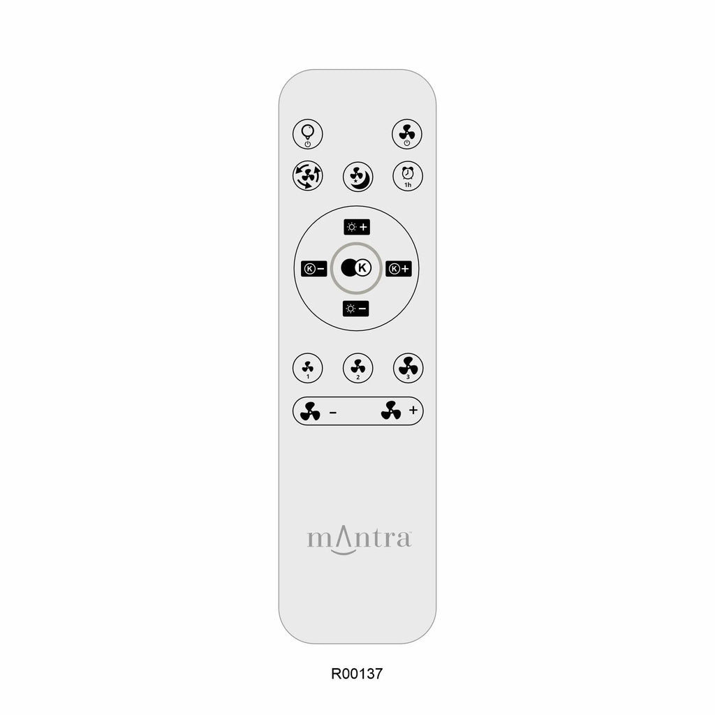 Mantra - Mantra Ocean 78cm 60W LED Dimmable Ceiling Light With Built - In 35W DC Reversible Fan, Wood, 4200lm - Luminosity Designs Ltd