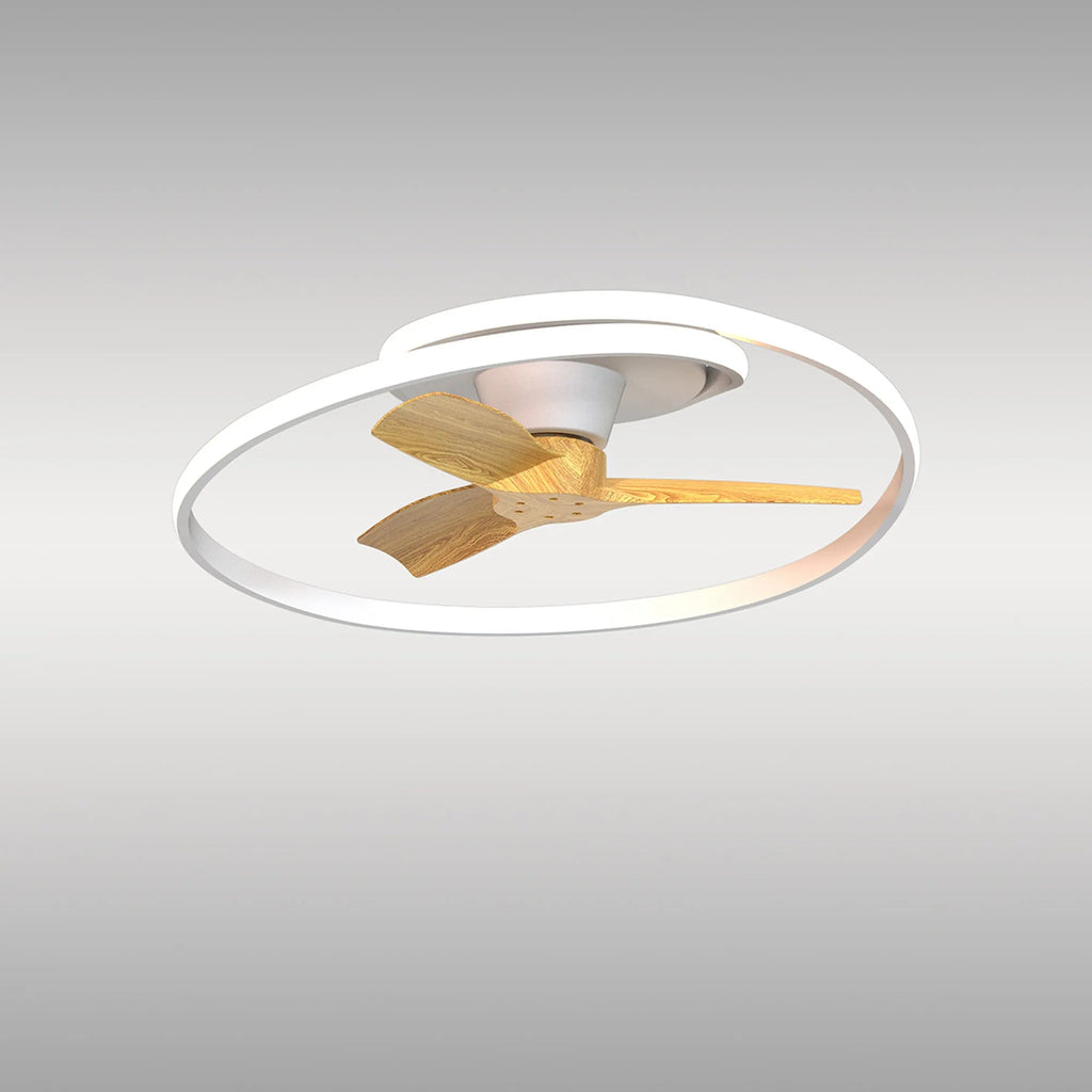 Mantra - Mantra Ocean 78cm 60W LED Dimmable Ceiling Light With Built - In 35W DC Reversible Fan, Wood, 4200lm - Luminosity Designs Ltd