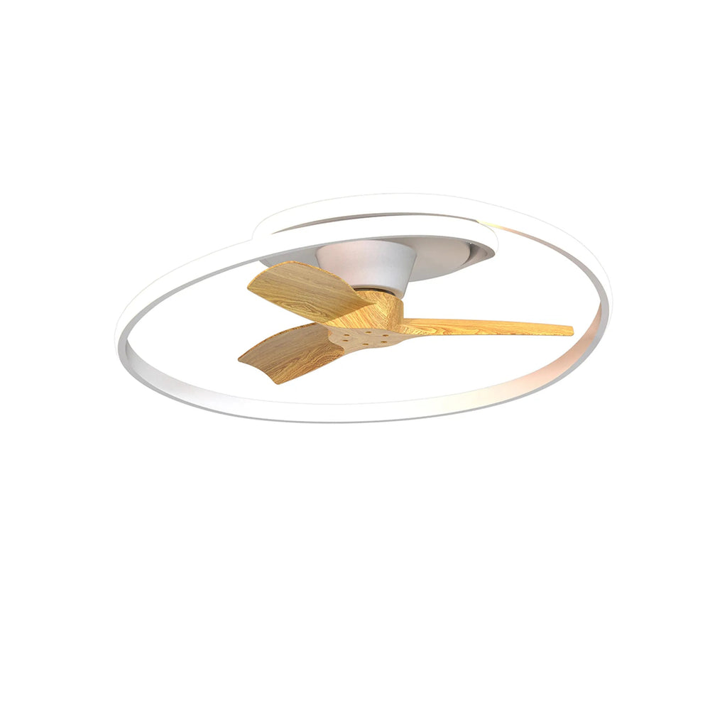 Mantra - Mantra Ocean 78cm 60W LED Dimmable Ceiling Light With Built - In 35W DC Reversible Fan, Wood, 4200lm - Luminosity Designs Ltd