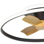 Mantra - Mantra Ocean 78cm 60W LED Dimmable Ceiling Light With Built - In 35W DC Reversible Fan, Wood, 4200lm - Luminosity Designs Ltd
