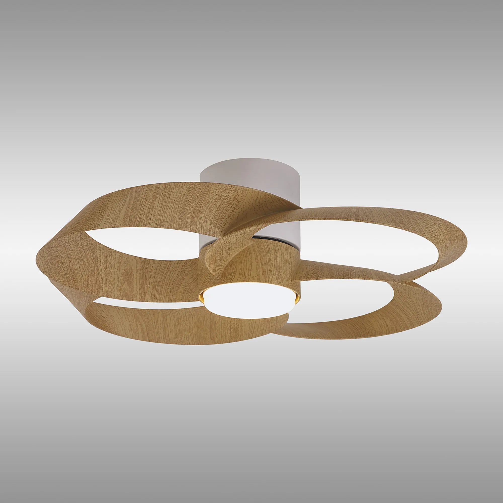 Mantra - Mantra Rose 65cm 24W LED Dimmable Ceiling Light With Built - In 22W DC Reversible Fan, Remote Control 2700 - 5000K, 2000lm - Luminosity Designs Ltd